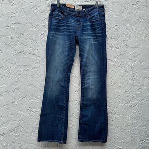 BKE Stella Jeans Women Size 28 Boot Cut Low Rise Slim Fit Dark Wash West…